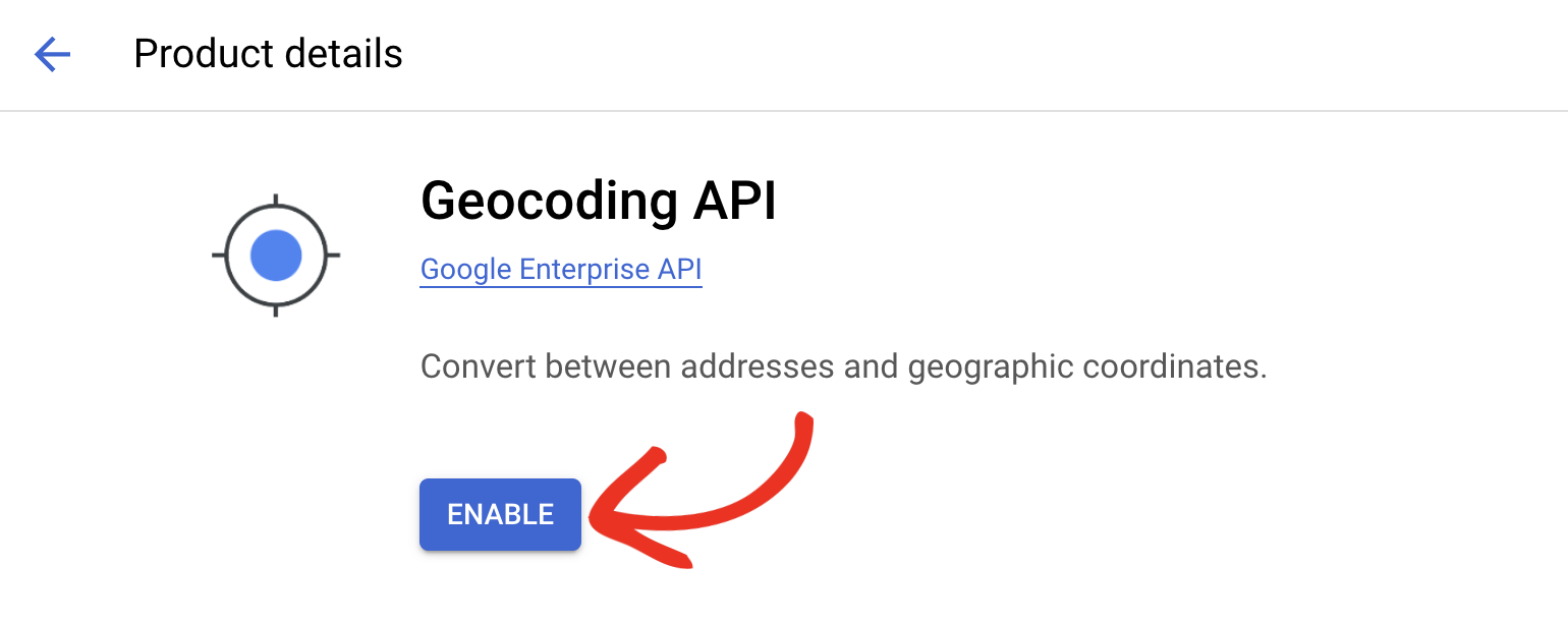 Enabling Geocoding API