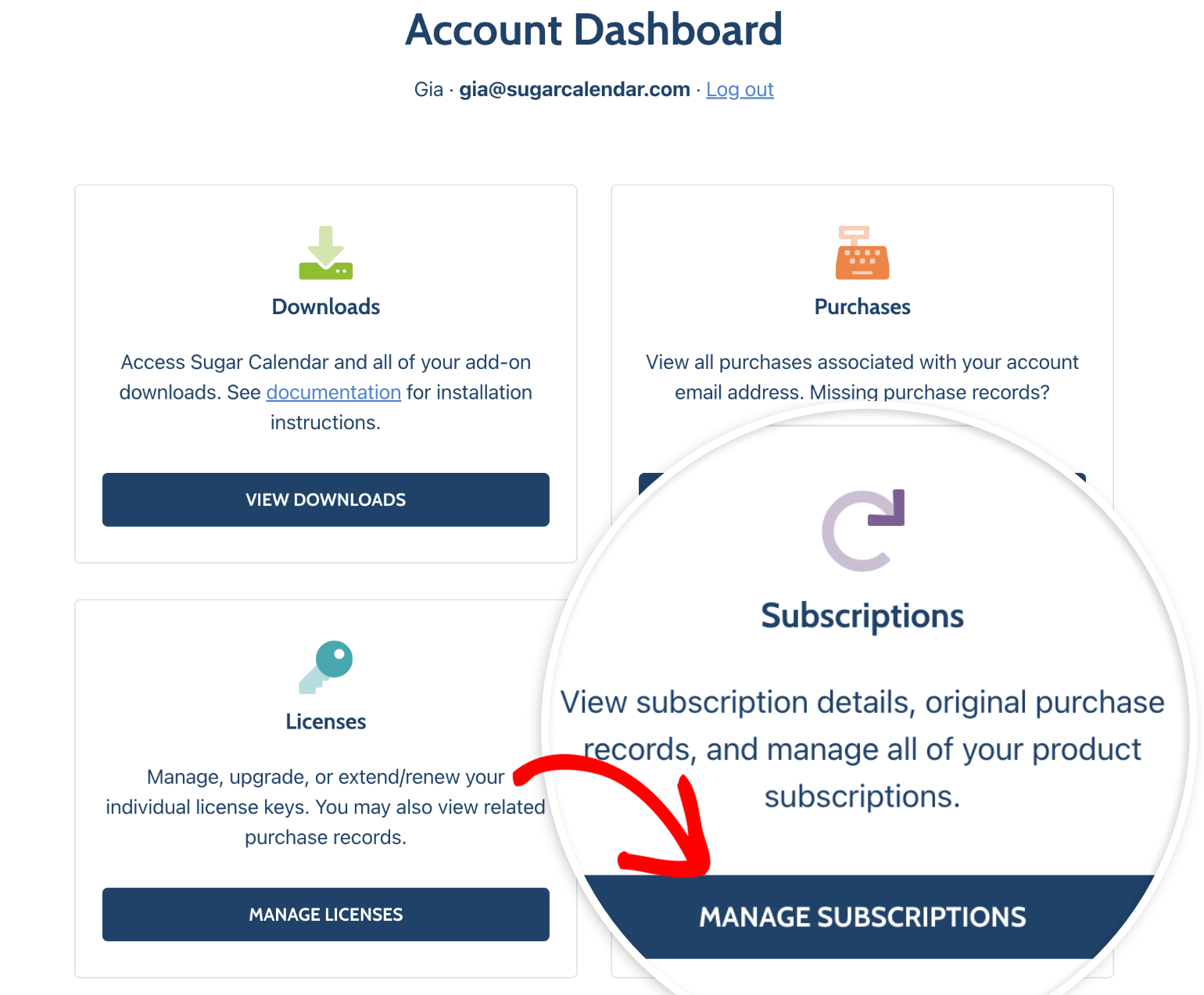 Manage Subscription