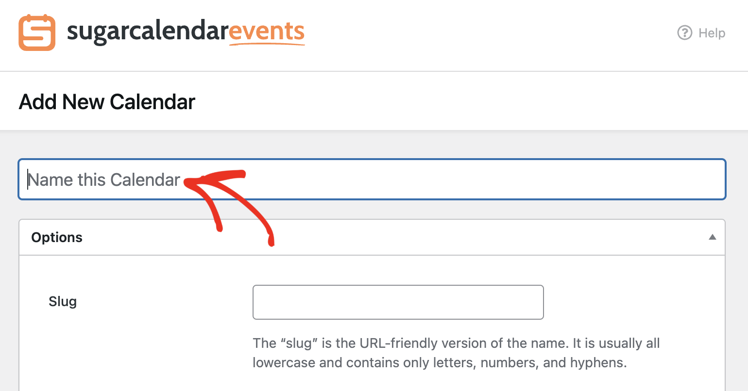 Add calendar name