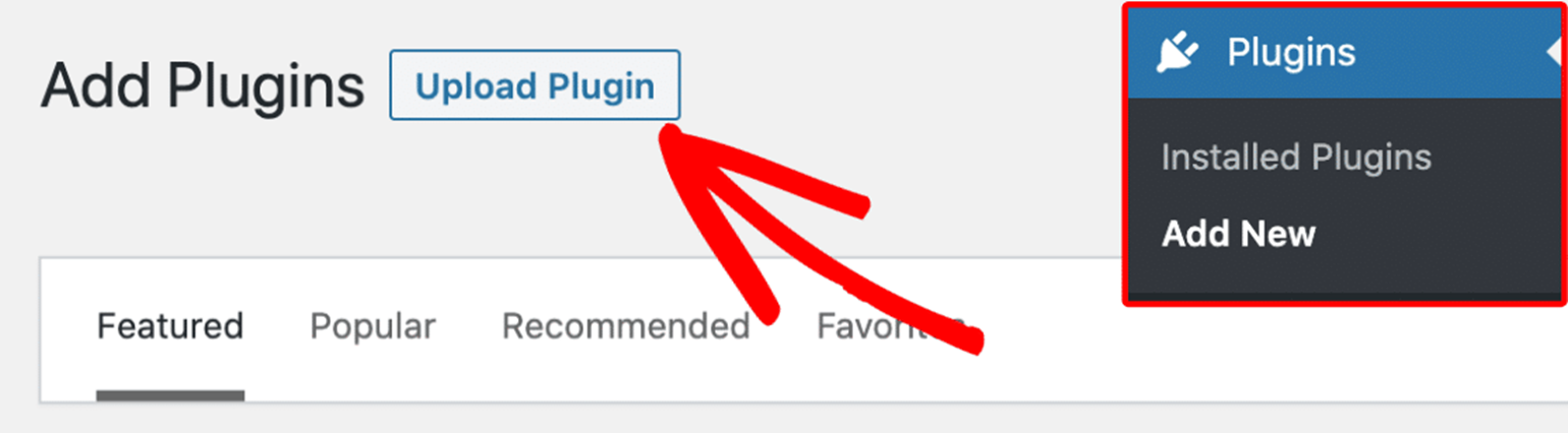 Upload plugin