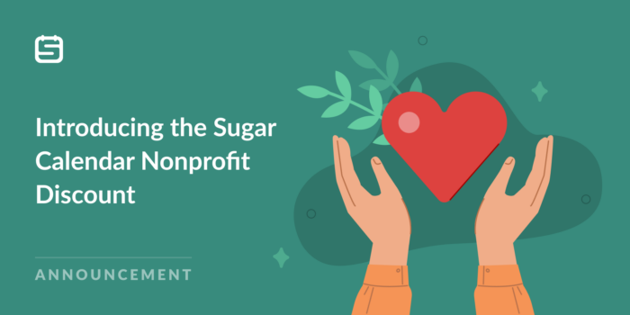 Sugar Calendar Nonprofit Discount