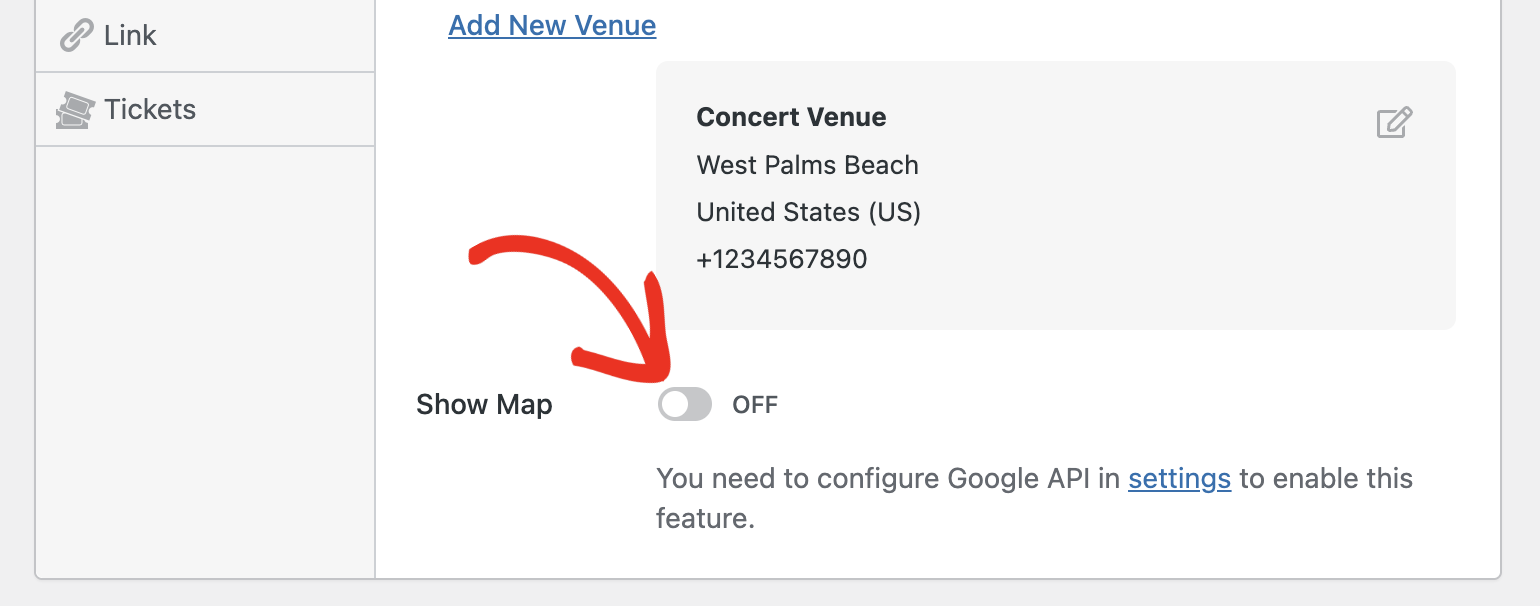 Show map