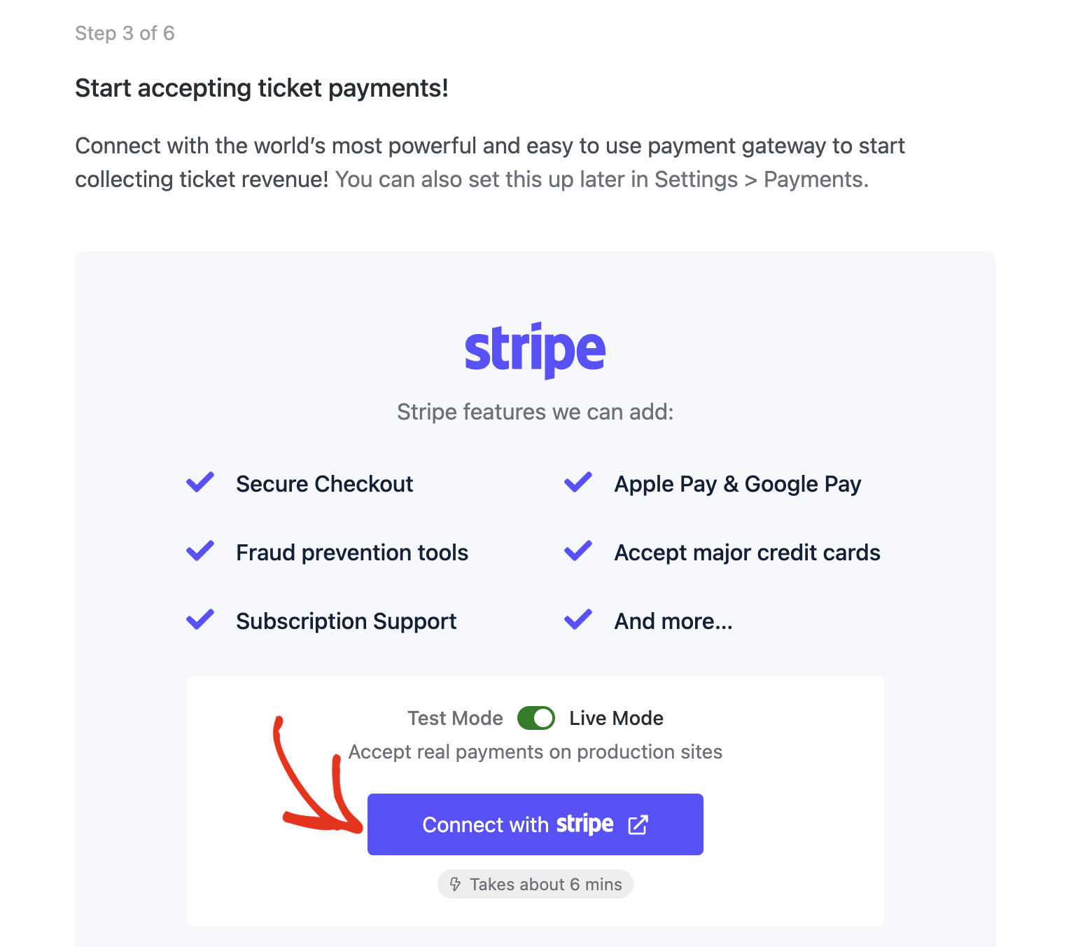 Connect with Stripe
