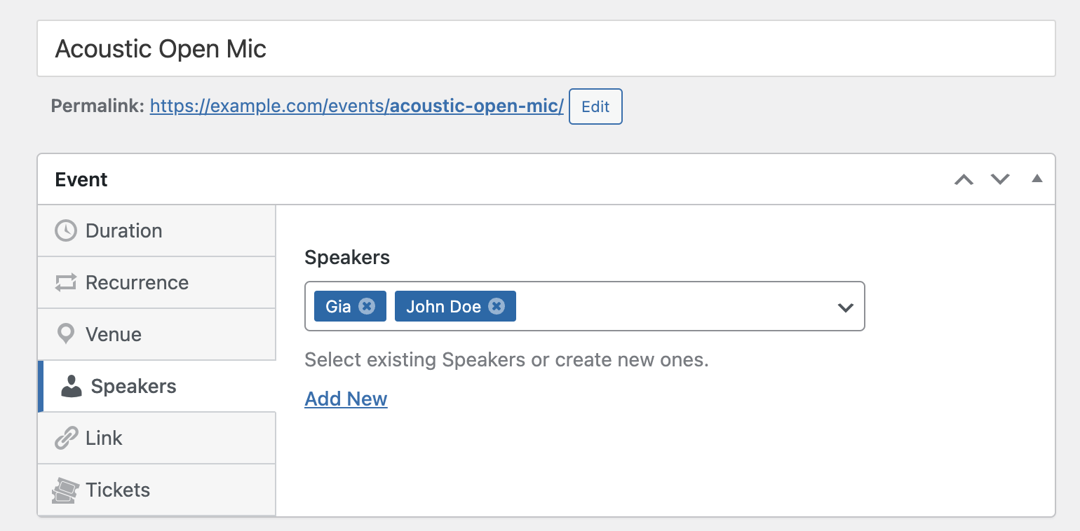 Multiple speakers selected