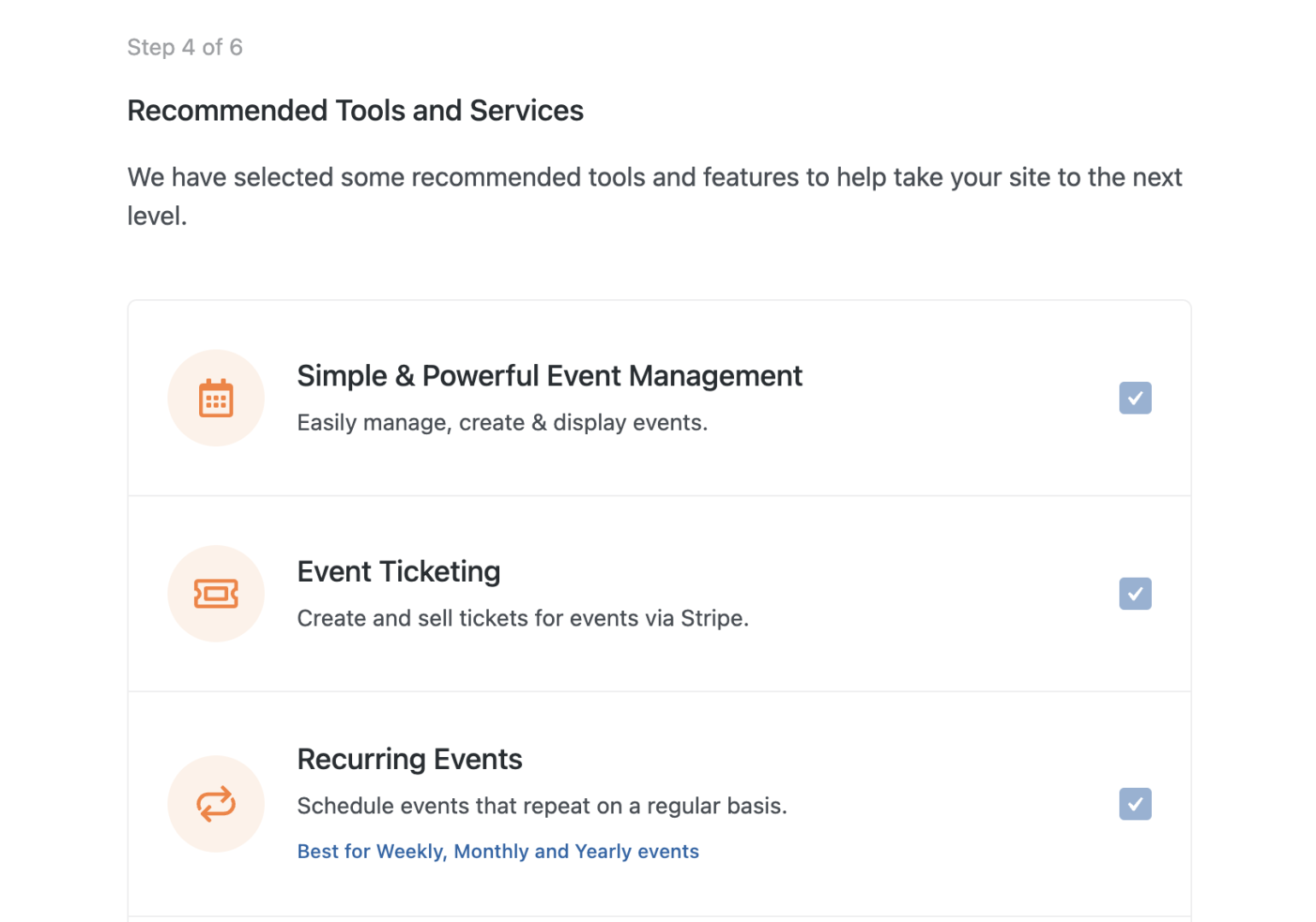 Recommended tools and services