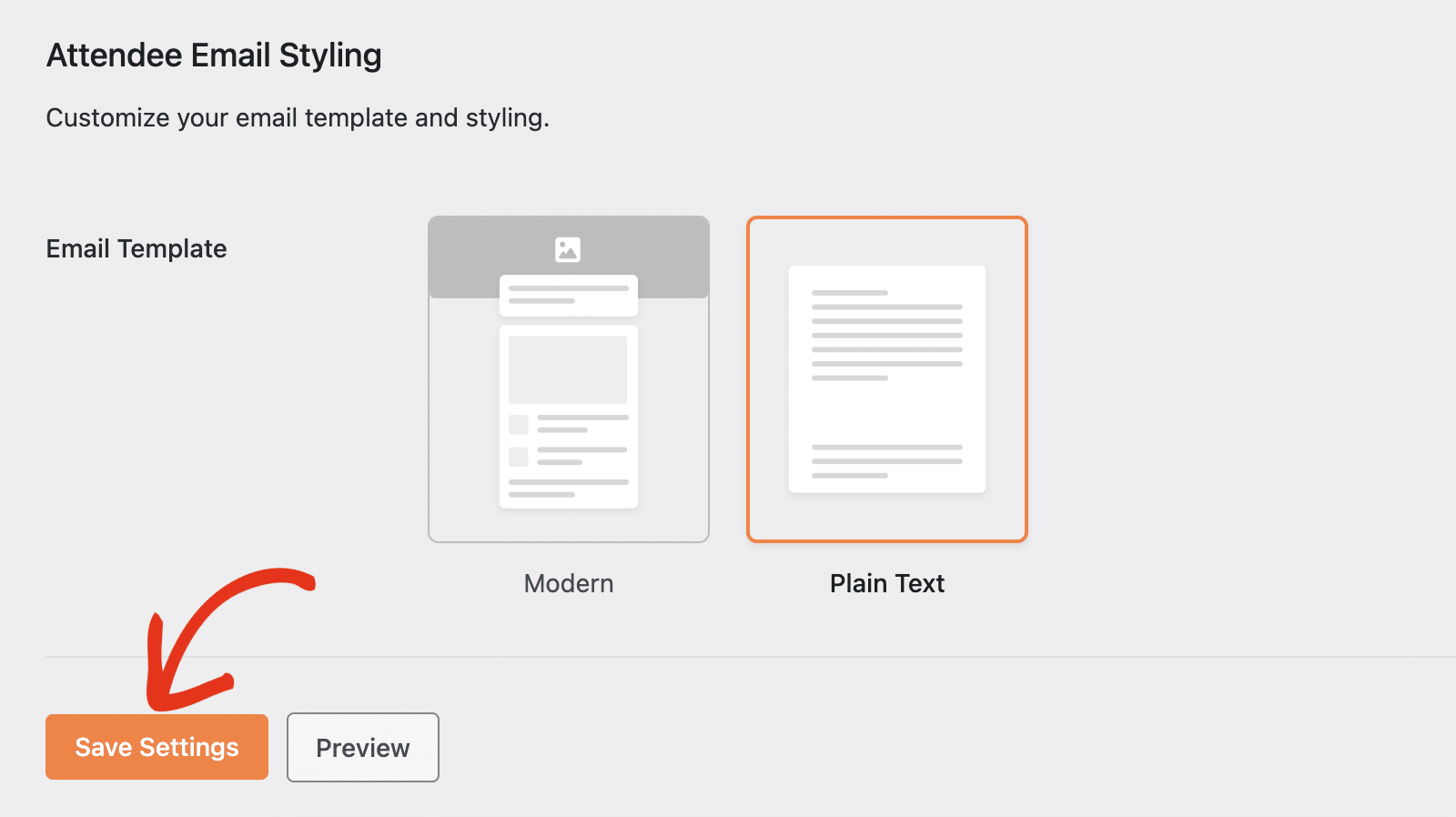 save-settings-emails - Sugar Calendar Save email notification settings