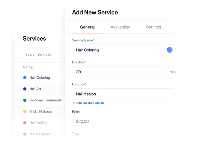 Service Management - Sugar Calendar Service management