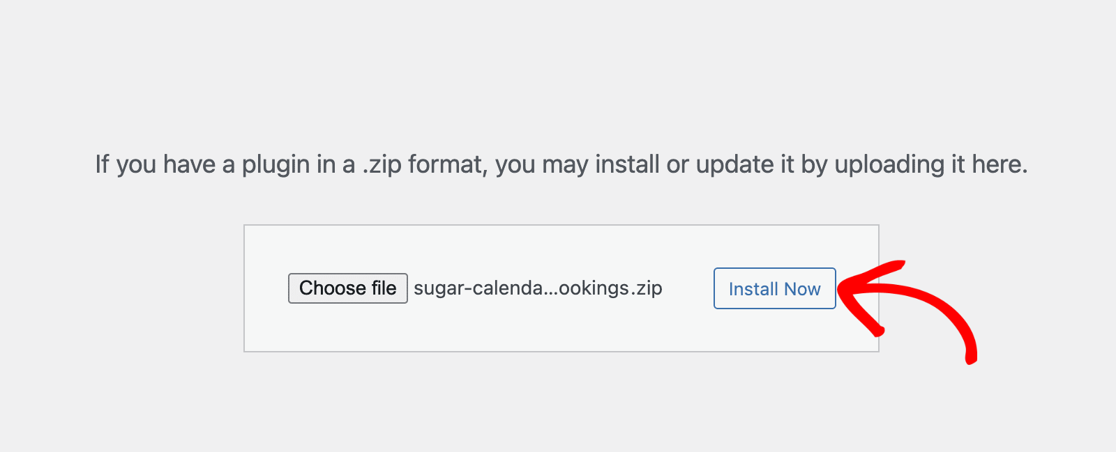 Click Install Now to install the Bookings plugin