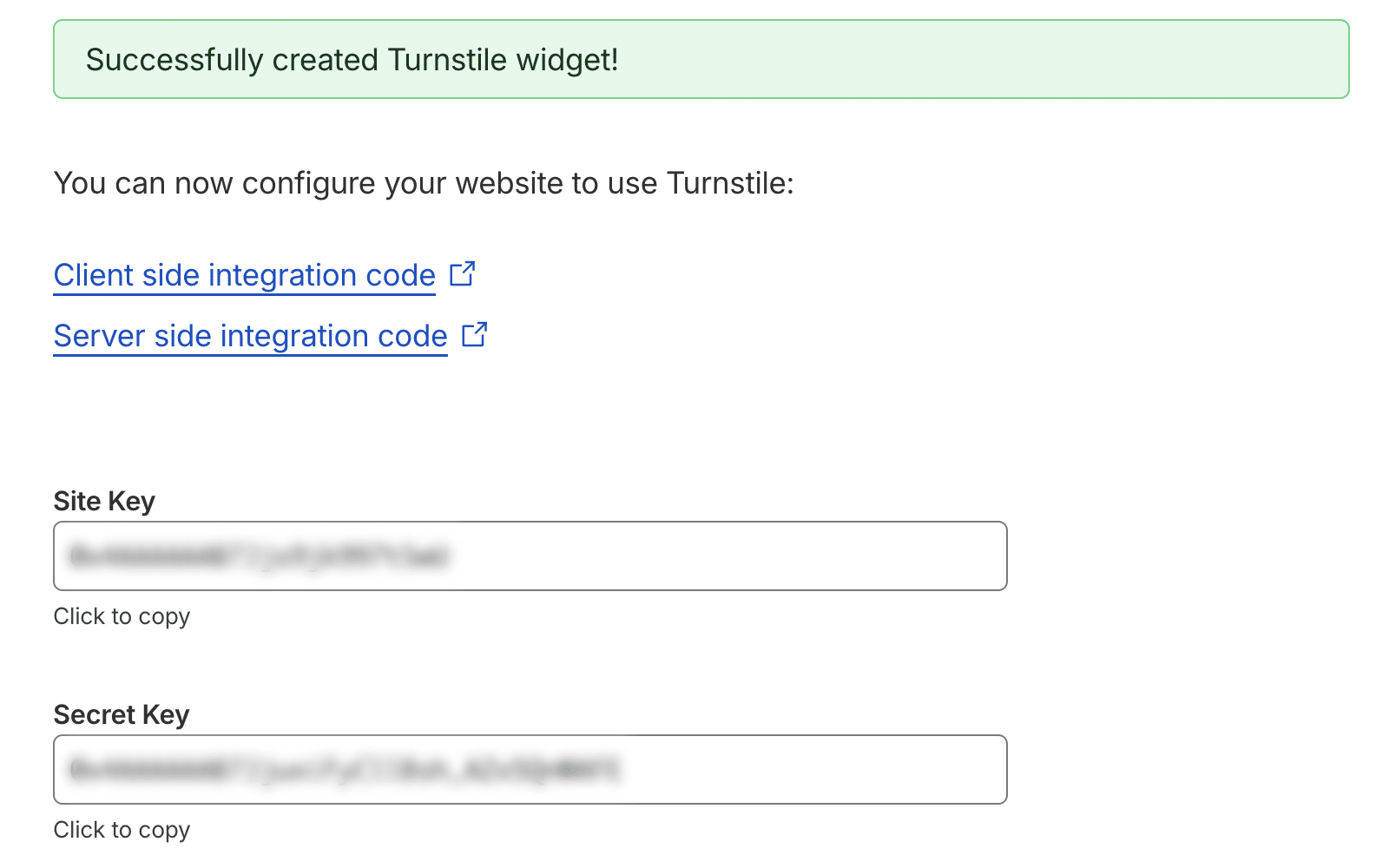 Cloudflare API Keys Generated