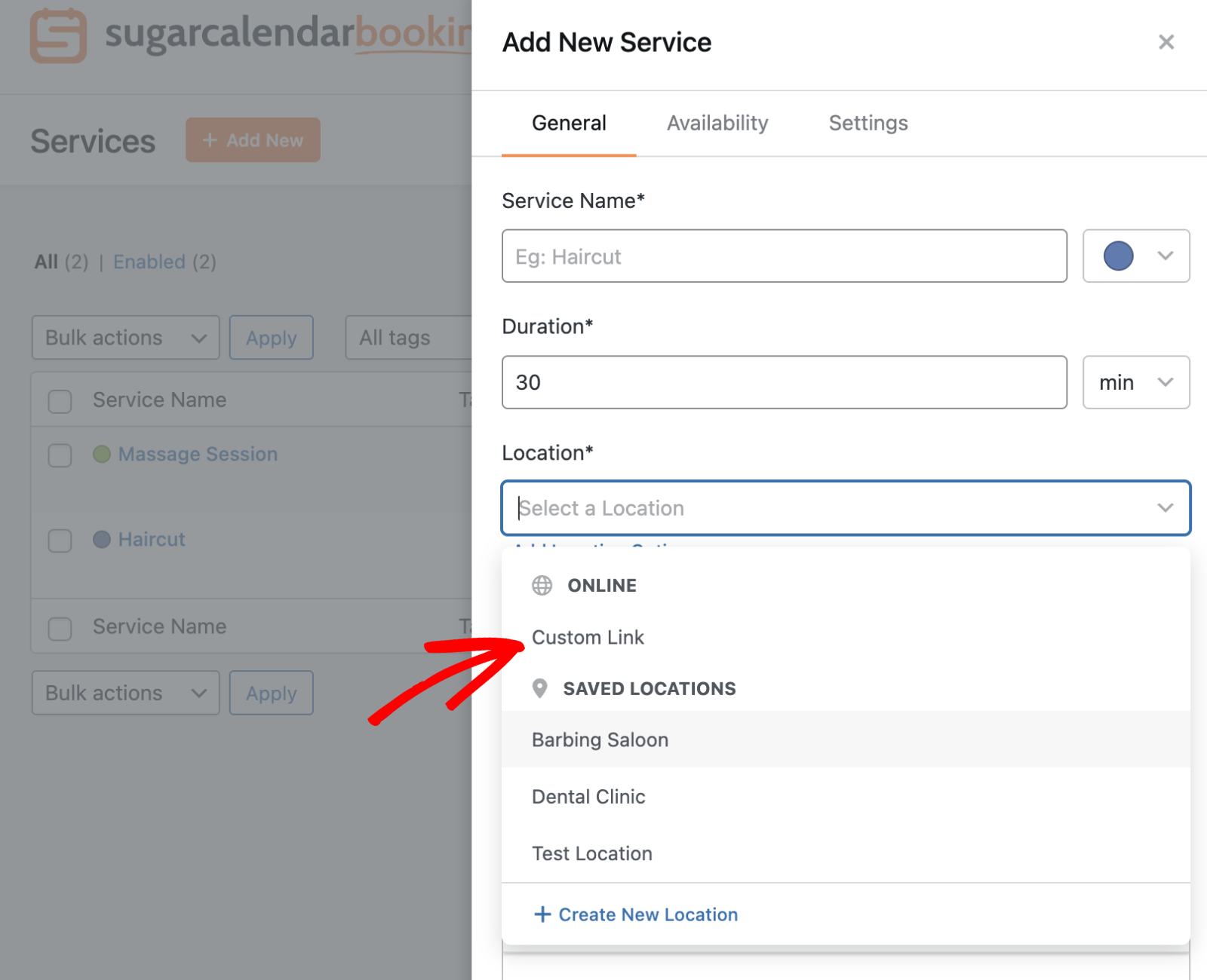 custom-link-1 - Sugar Calendar Custom link