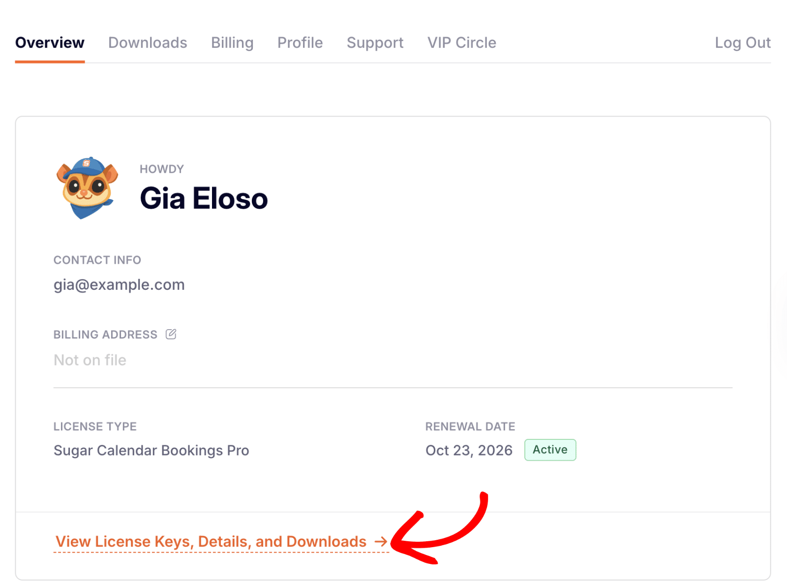 View Sugar Calendar Bookings license details