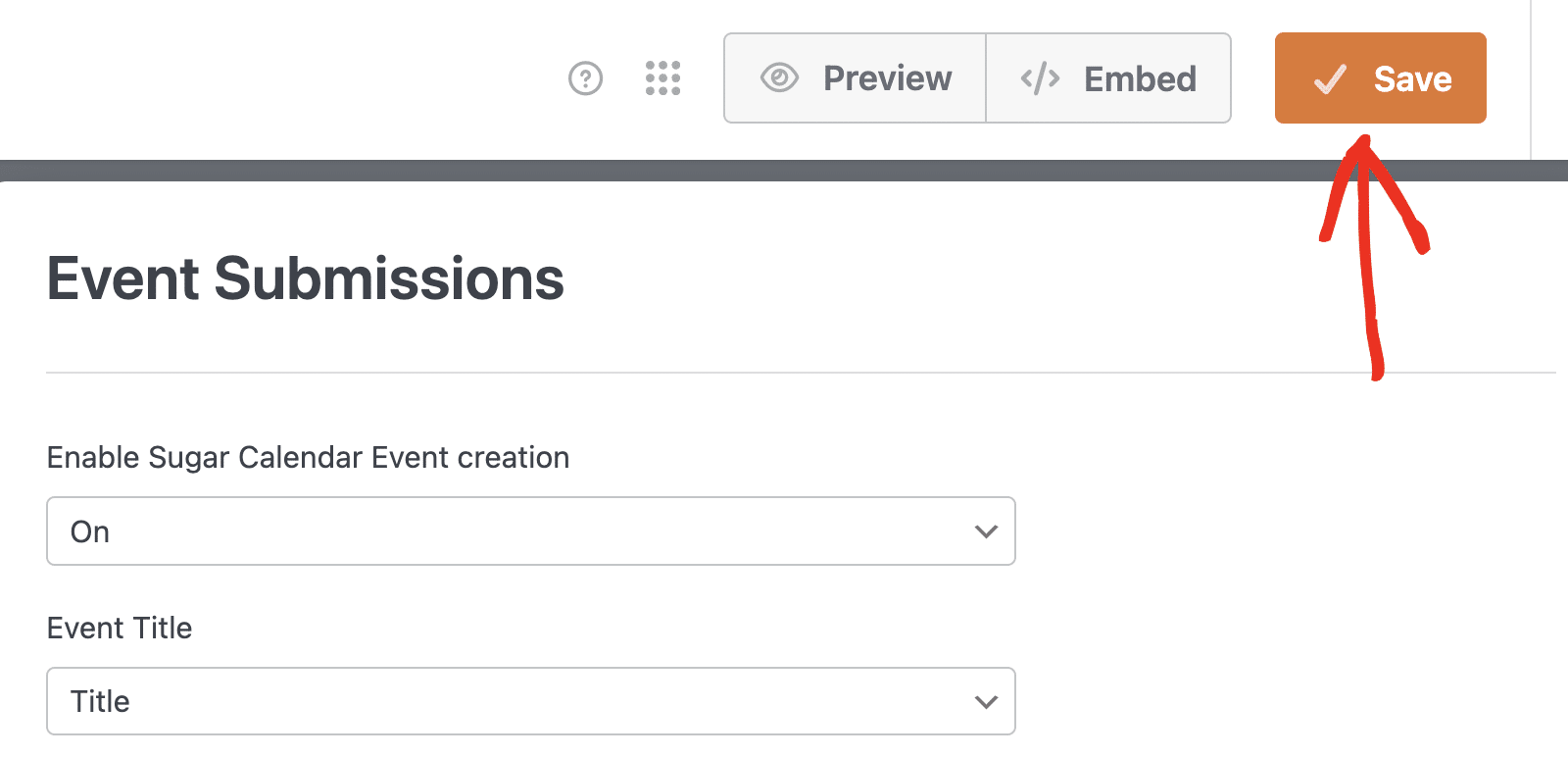 Save WPForms form settings
