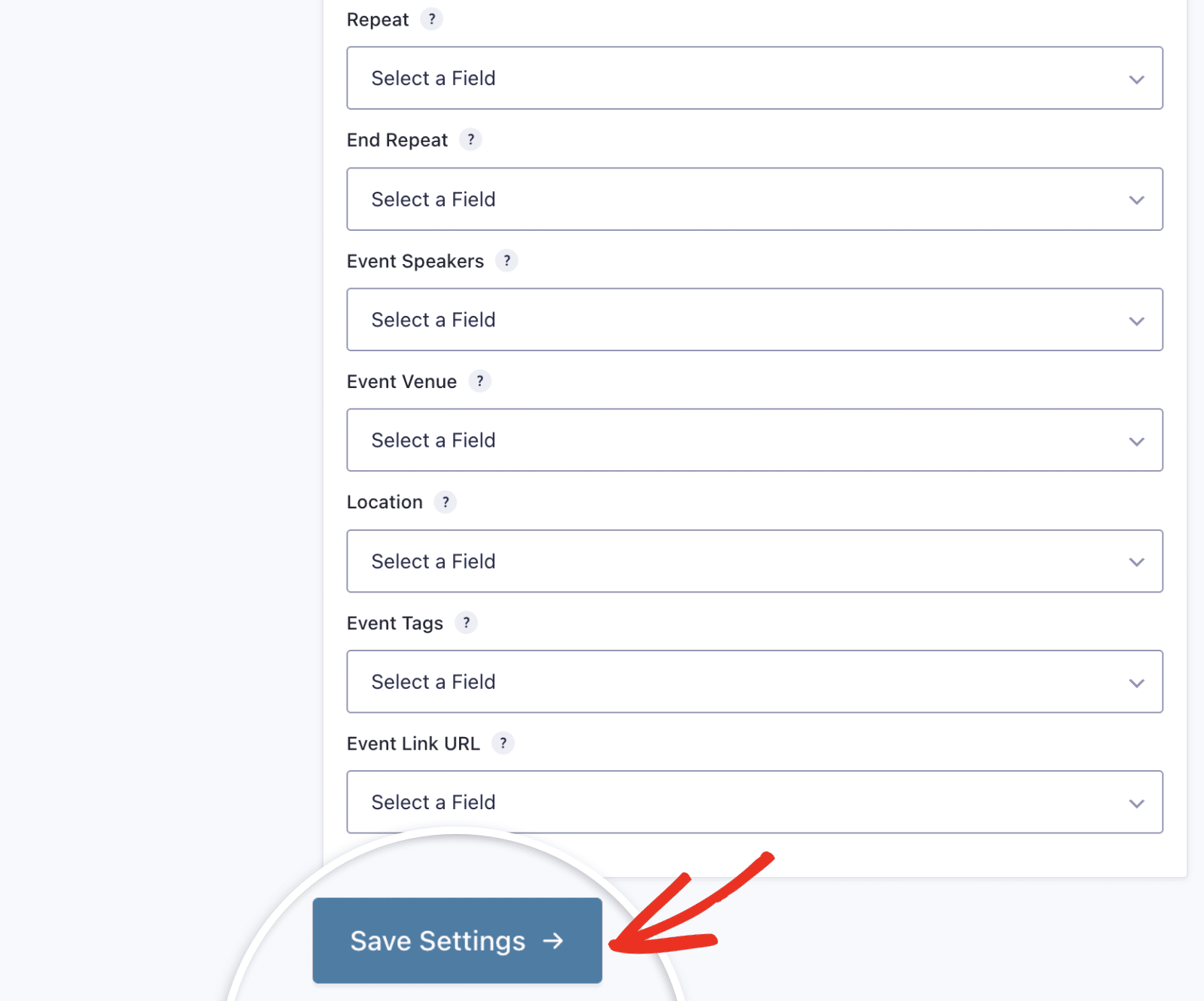 Click Save Settings