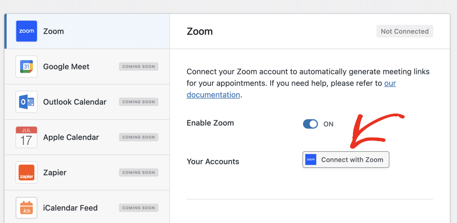 Zoom OAuth authorization page prompting the user to log in or grant access