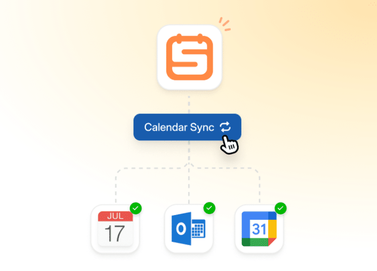 A Sugar Calendar feed subscribed in another calendar app